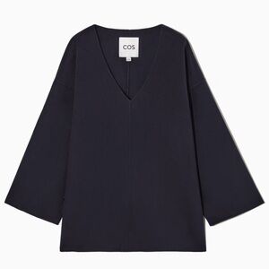 COS- NEVER WORN! SiZE XS/s navy/black poncho